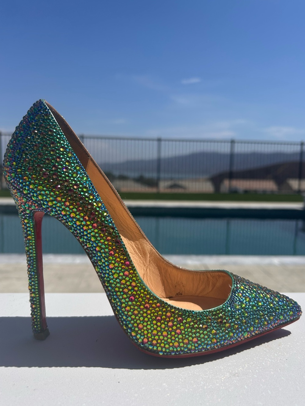 Christian Louboutin Crystal Heels